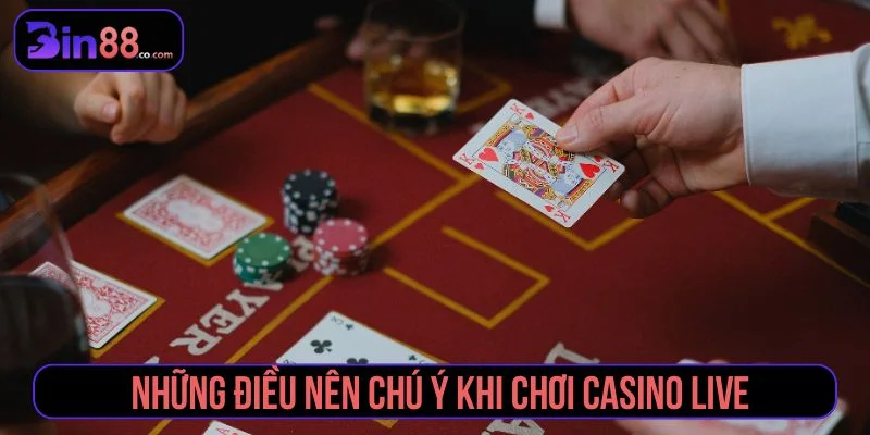 Cần hiểu rõ luật chơi khi tham gia casino live