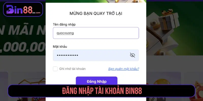 Muốn rút tiền Bin88 trước hết phải yêu cầu đăng nhập 
