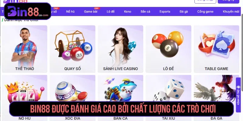 Việc so sánh Bin88 và Bomwin cho thấy Bin88 được người chơi yêu thích bởi chất lượng trò chơi, dịch vụ cá cược