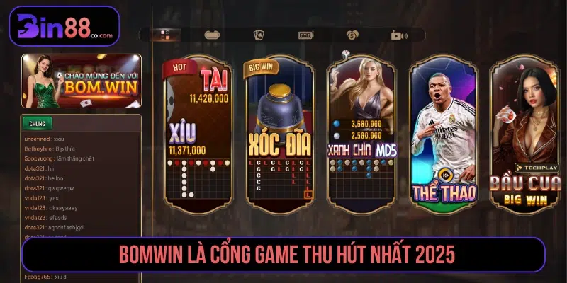 Bomwin là sân chơi thu hút nhiều bet thủ châu Á